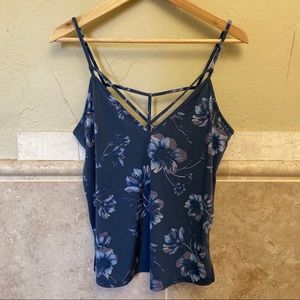Free People Floral Tank Top